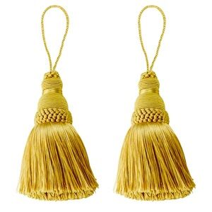 Gold curtain tassels nwot